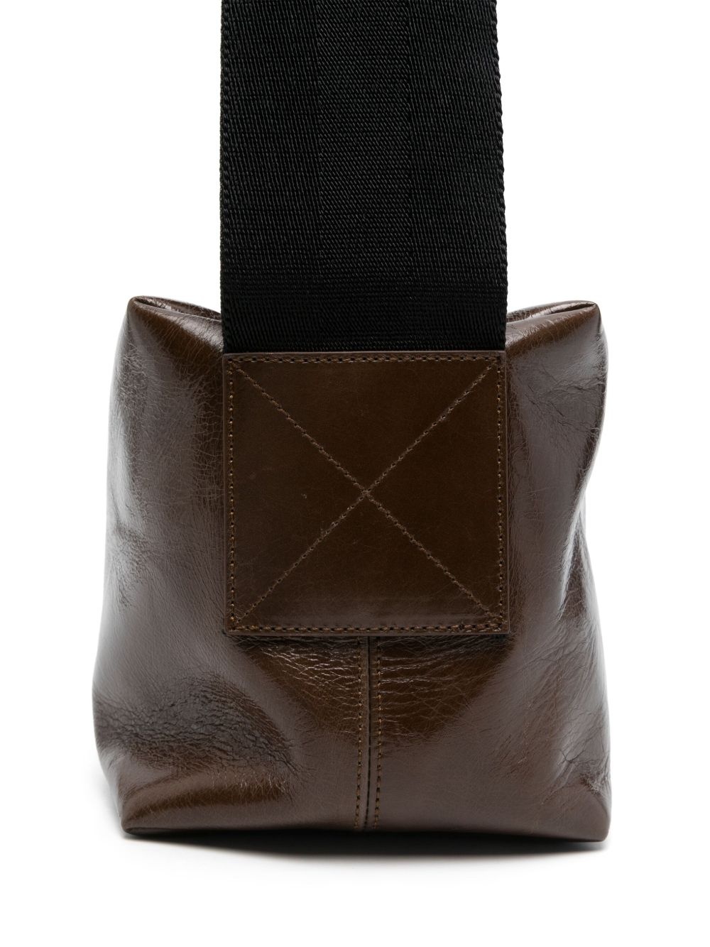 medium leather shoulder bag - 4