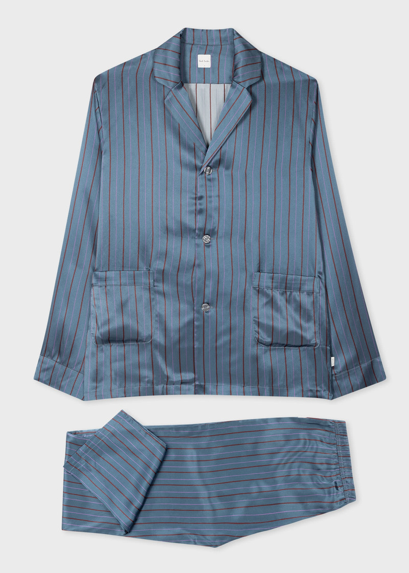 Silk Stripe Pyjamas 1