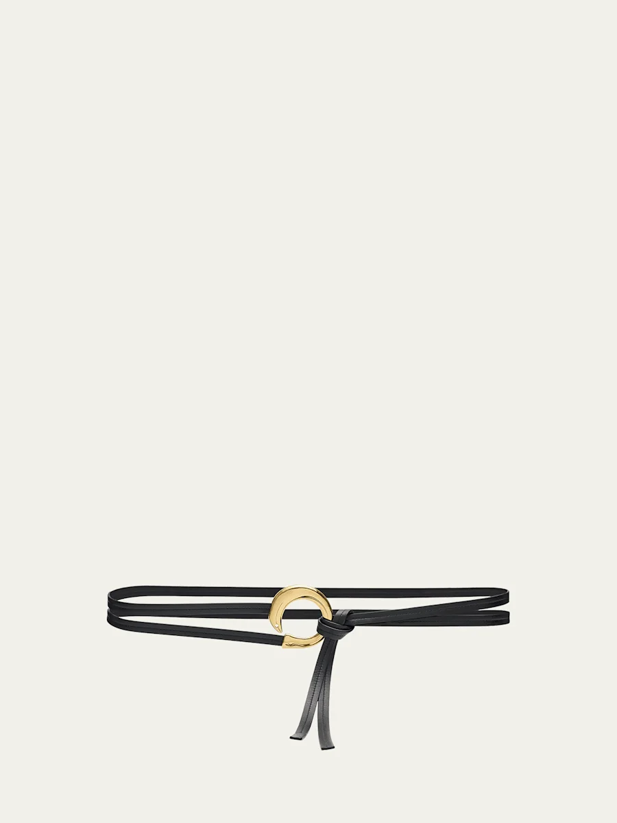 Cintura Leather Wrap Belt - 1