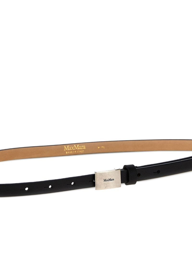 Max Mara plate leather belt outlook