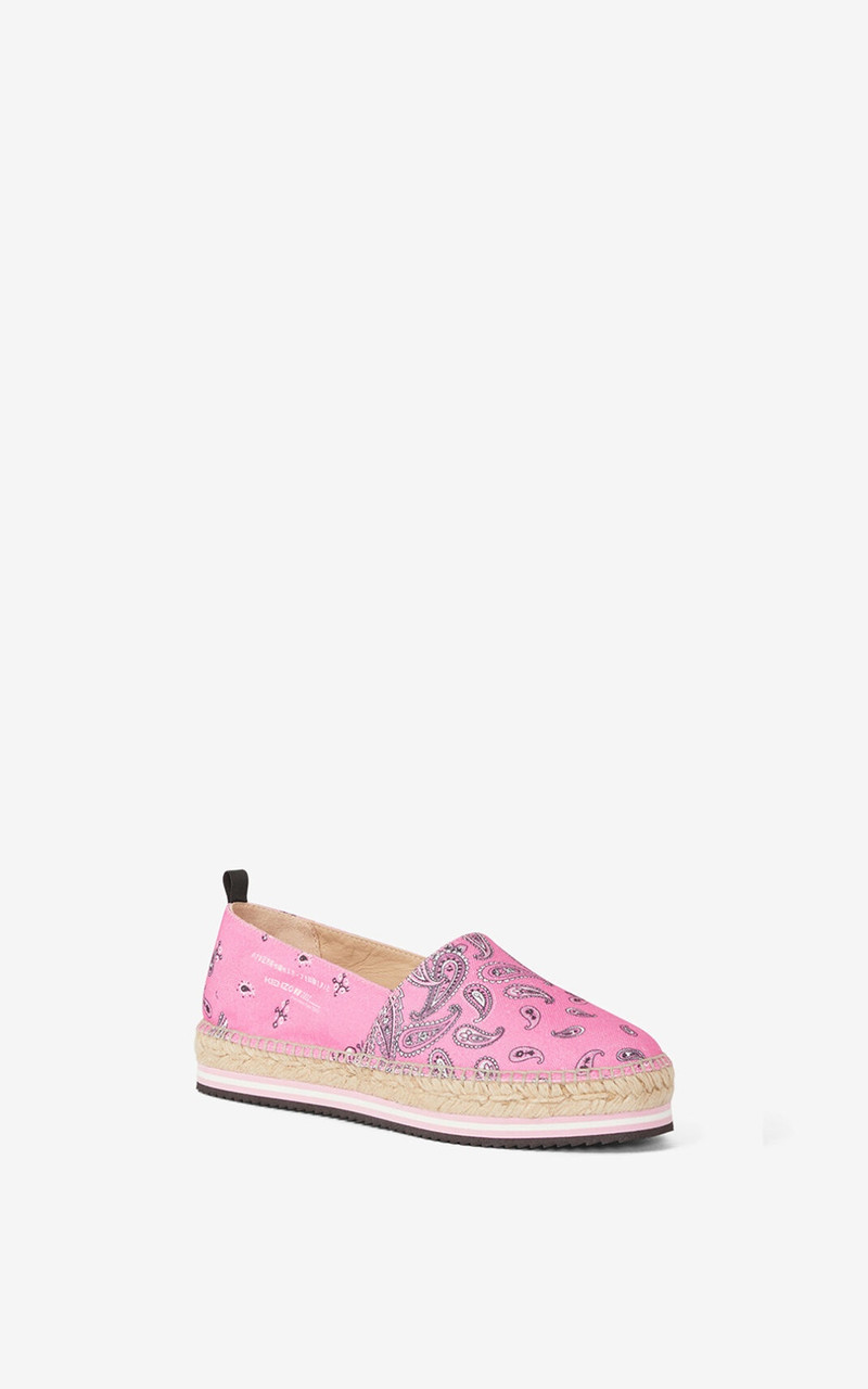 KENZO KENZOKAPRI 'Bandana' platform espadrilles outlook