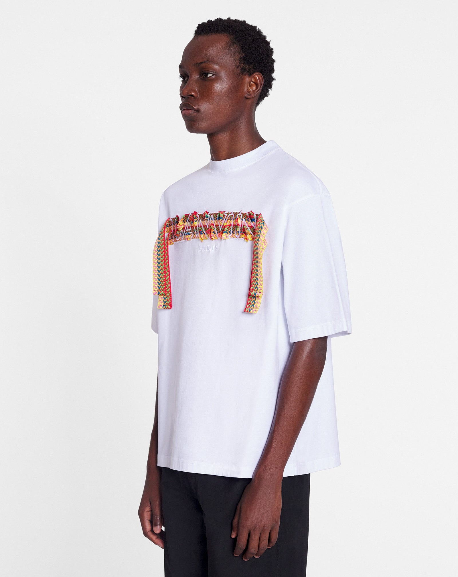 CURB LANVIN EMBROIDERED OVERSIZED T-SHIRT - 3