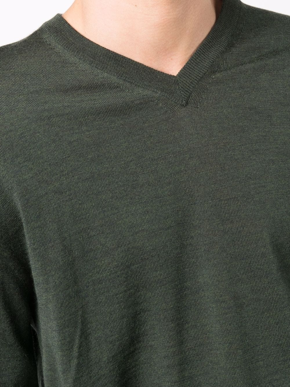 merino V-neck jumper - 5