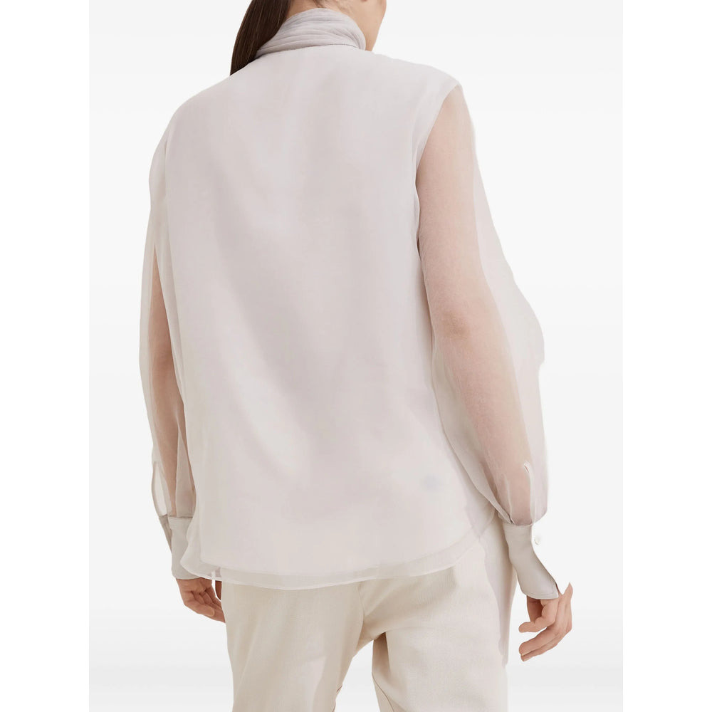 Brunello Cucinelli Neutrals Tops - Blouses Women - 5