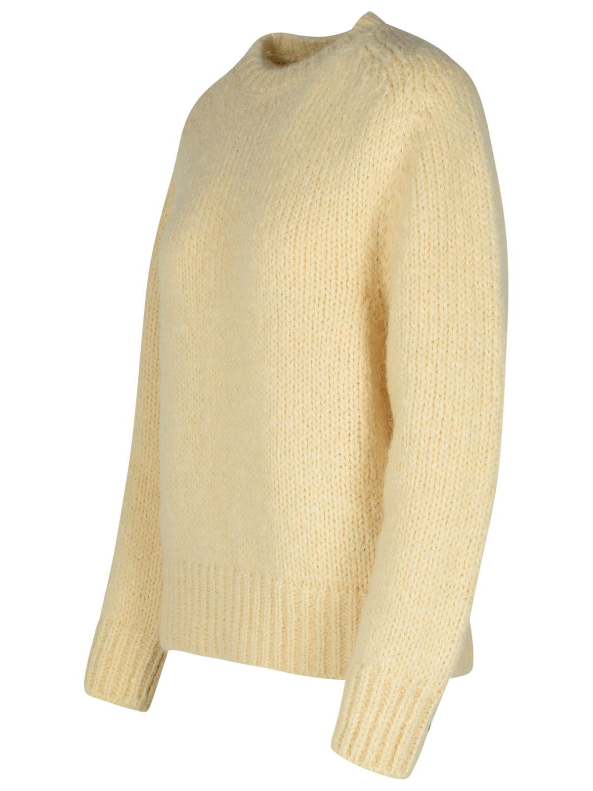 Jil Sander Cream Mohair Blend Sweater Women - 2