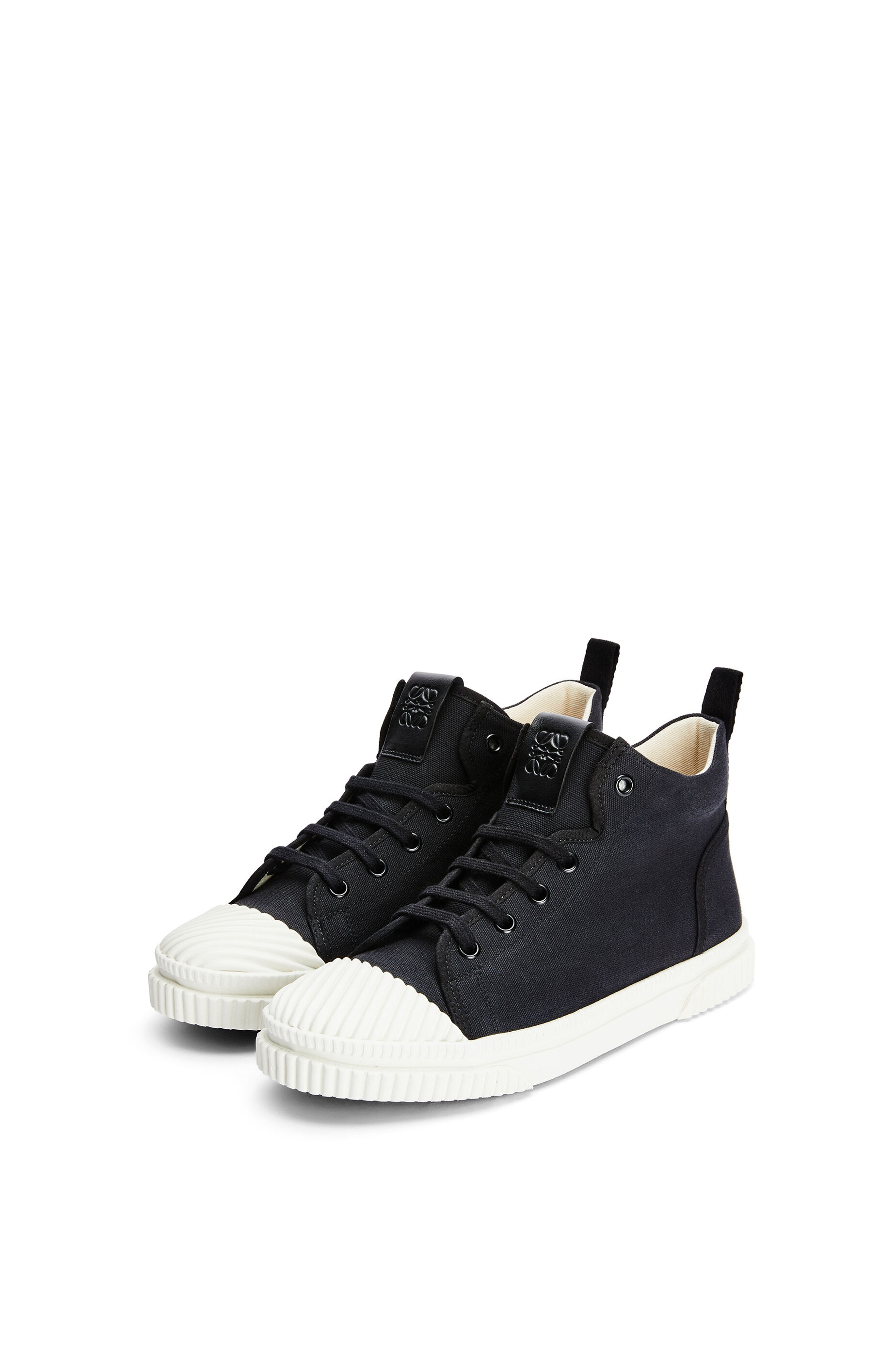 High top sneaker in canvas - 2