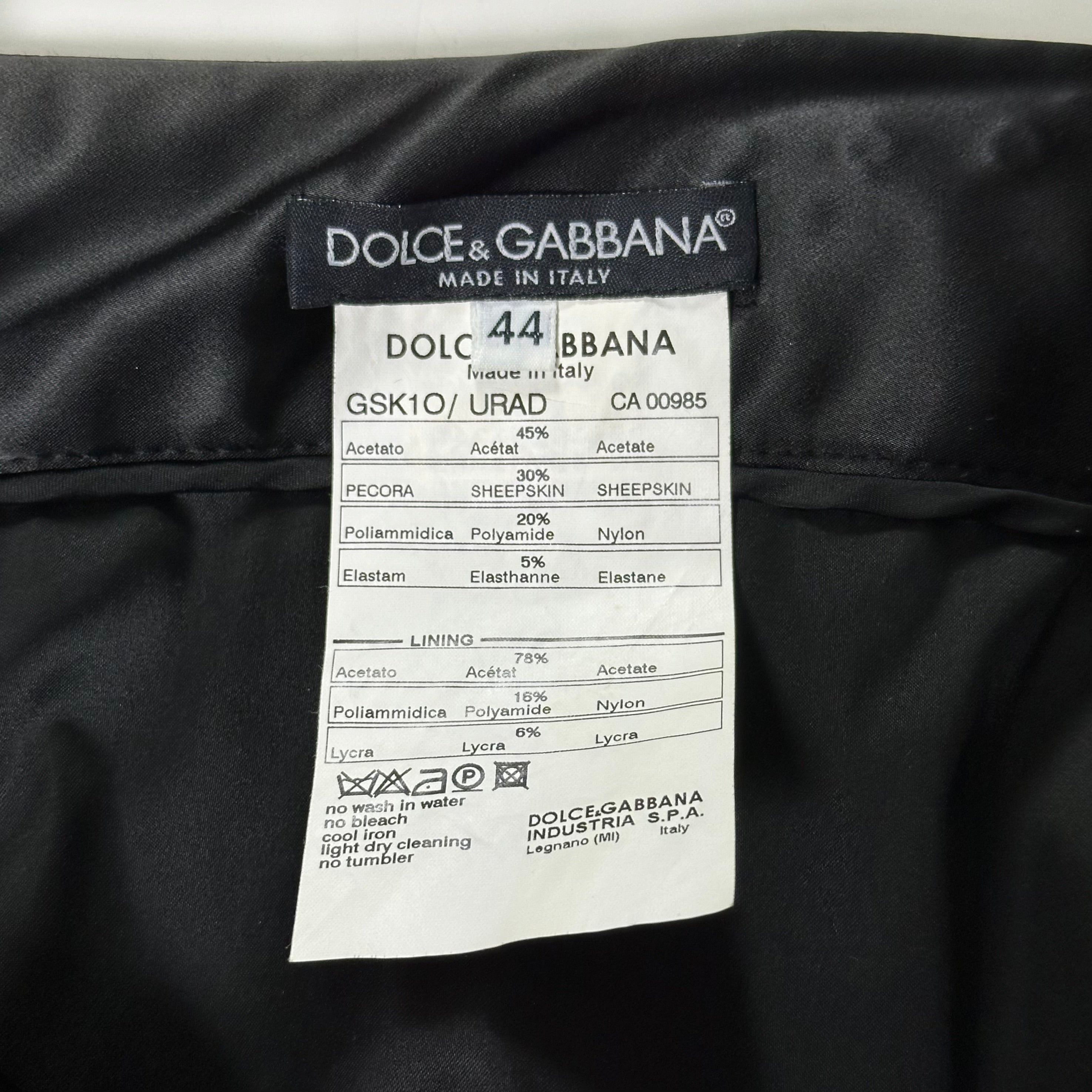DOLCE&GABBANA Spring Summer 2003 Laced Up Midi Skirt - 5