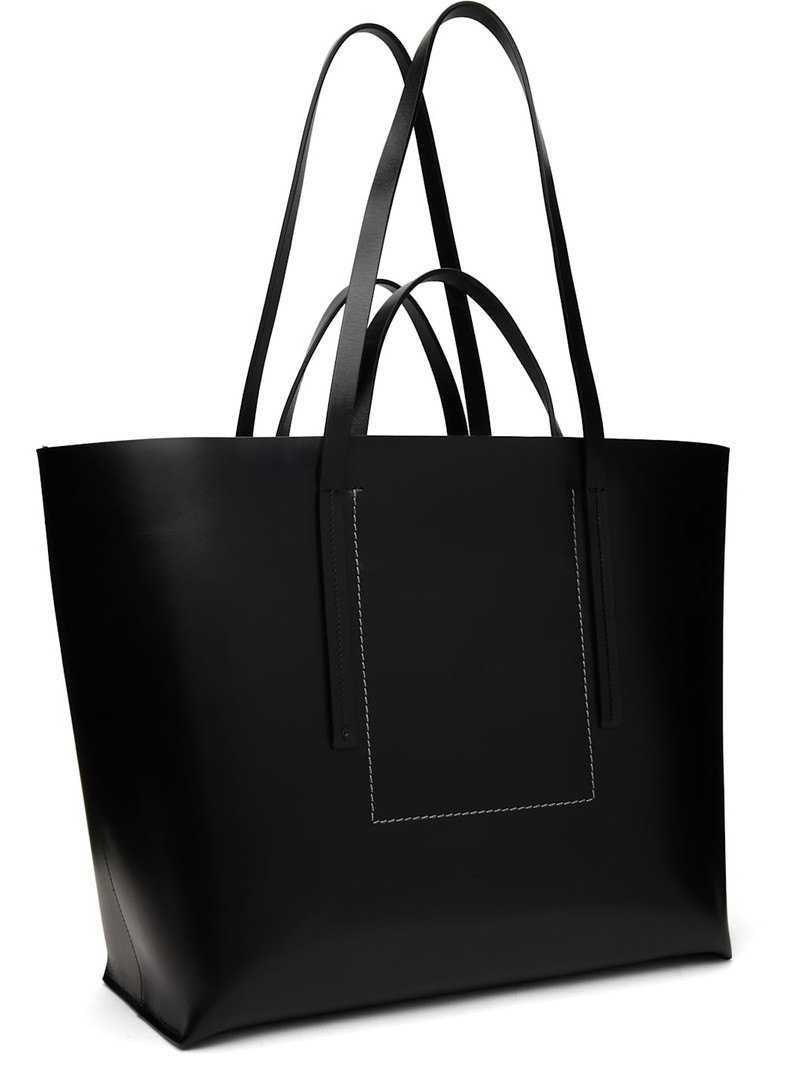 Rick Owens Black Hollywood Shopper Tote outlook