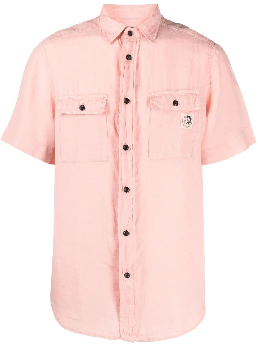 plain flap-pocket shirt - 1