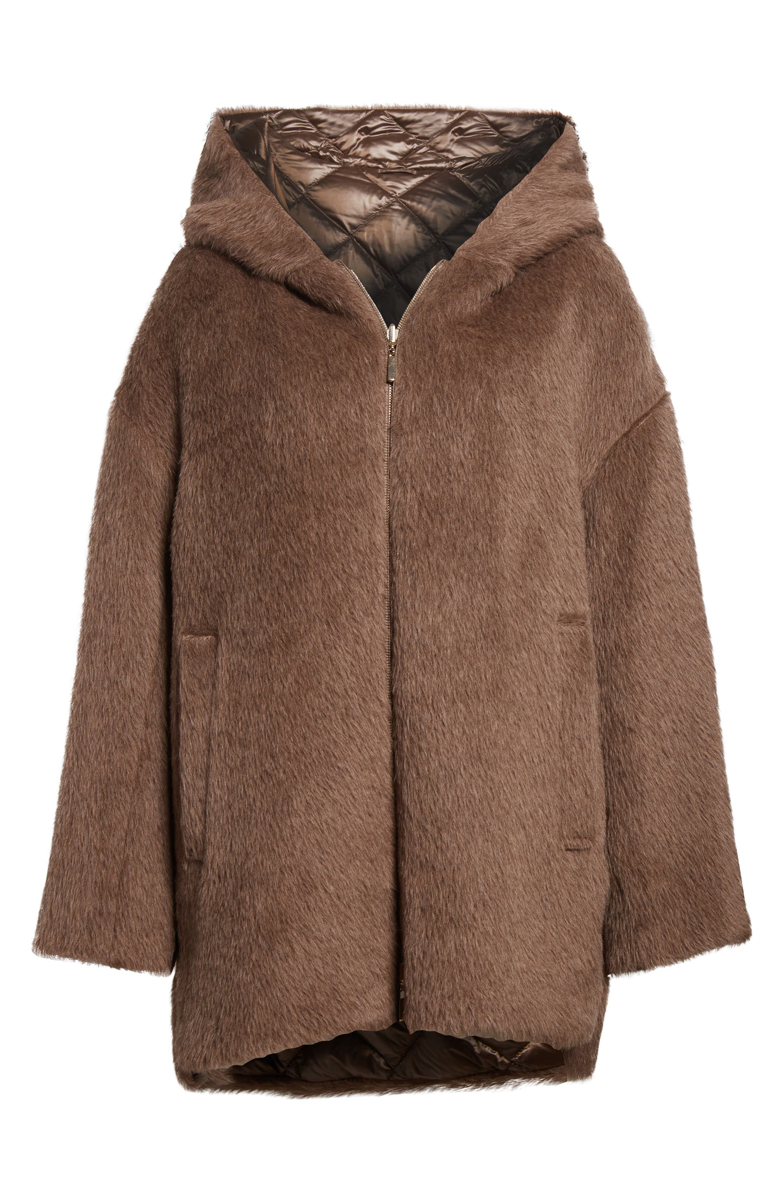 Max Mara Spacefe Reversible Down Coat in Brown at Nordstrom - 6