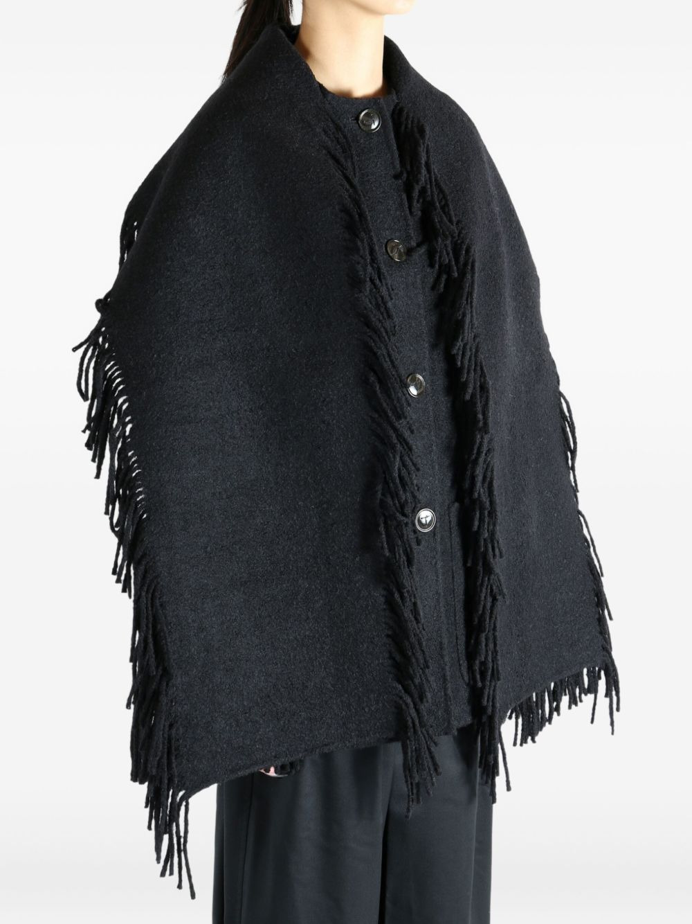fringe button jacket - 3