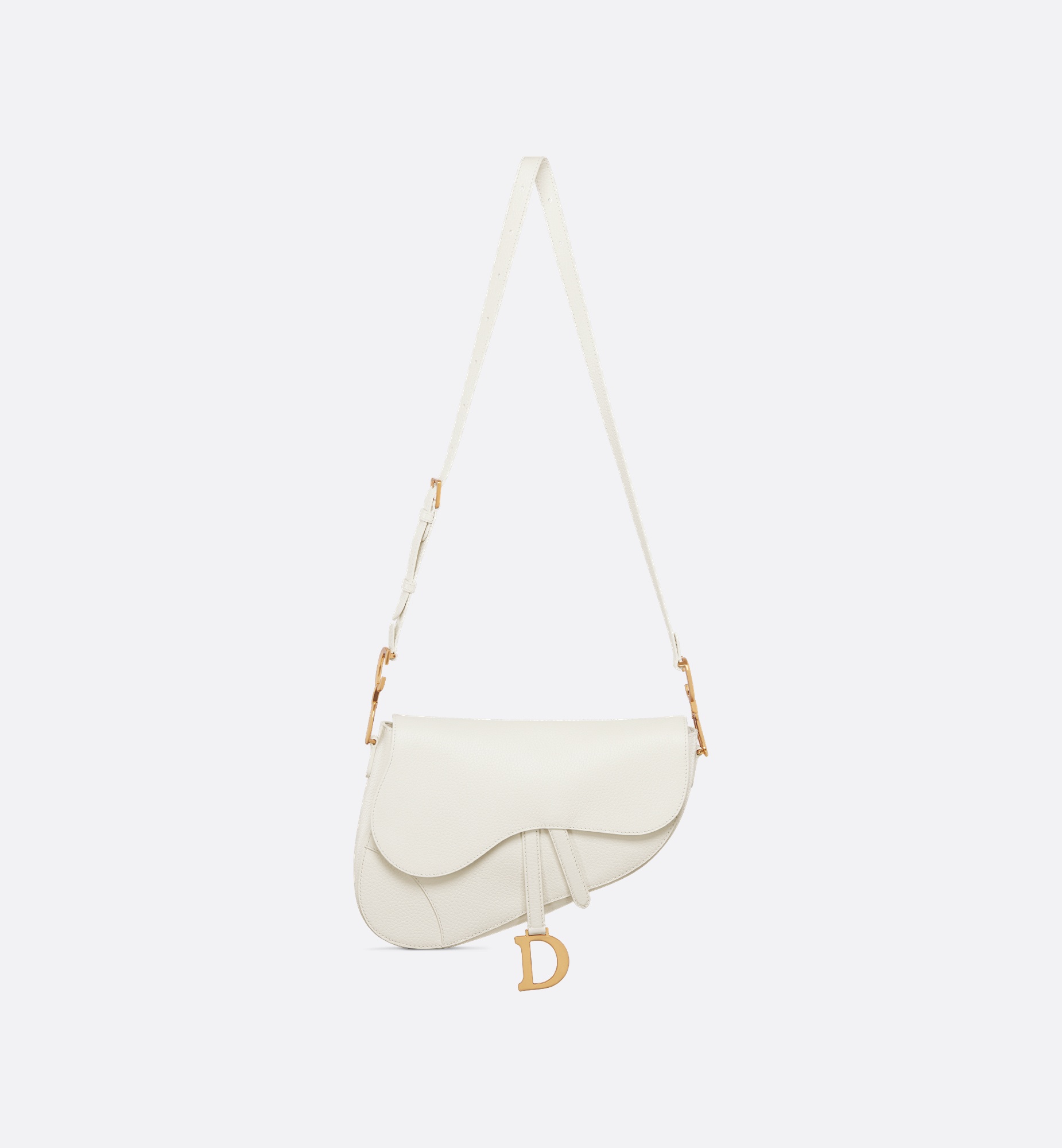 Large Soft Saddle Bag with Strap - 6