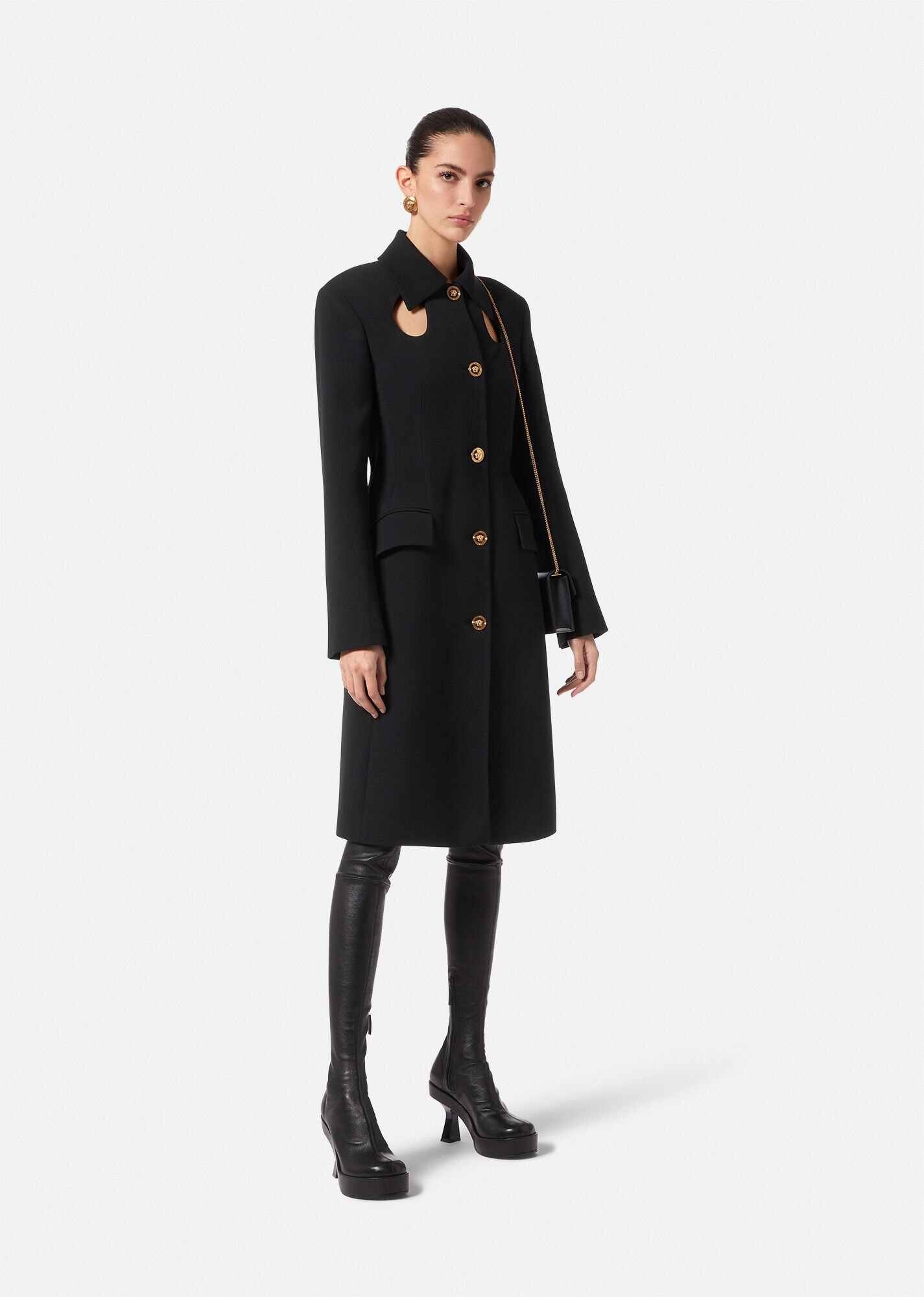 Medusa Cutout Coat - 2