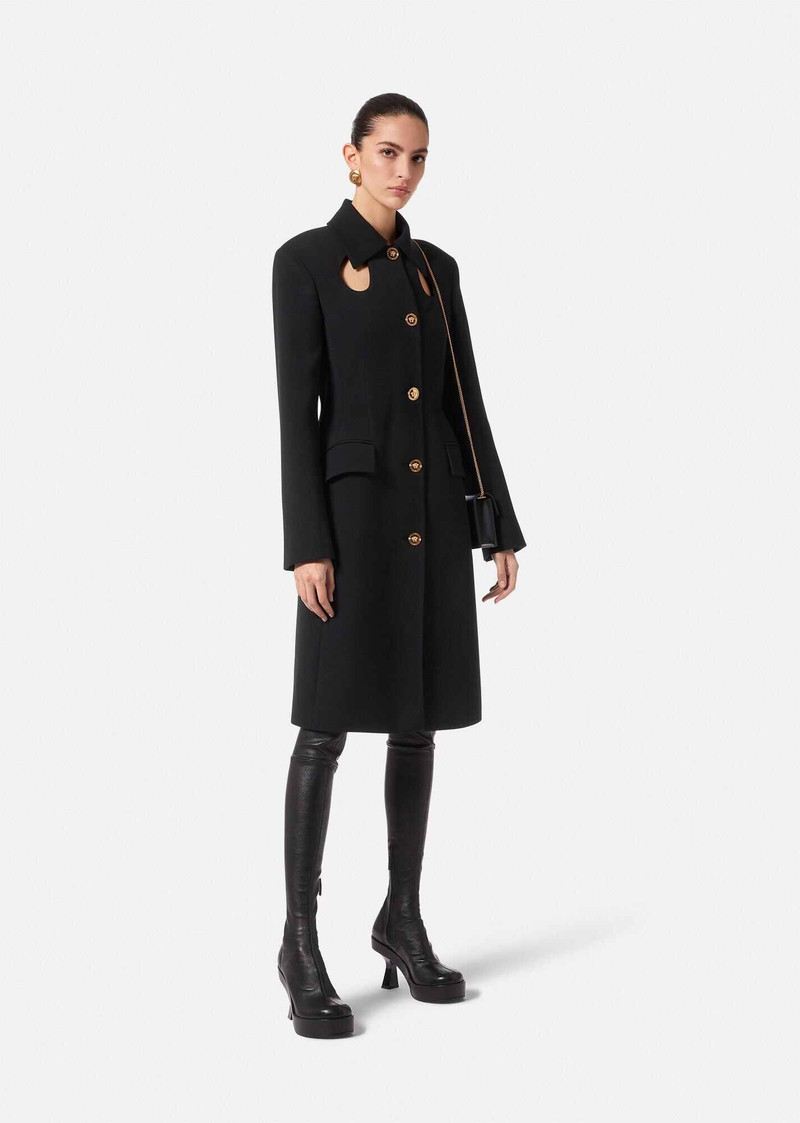 VERSACE Medusa Cutout Coat outlook