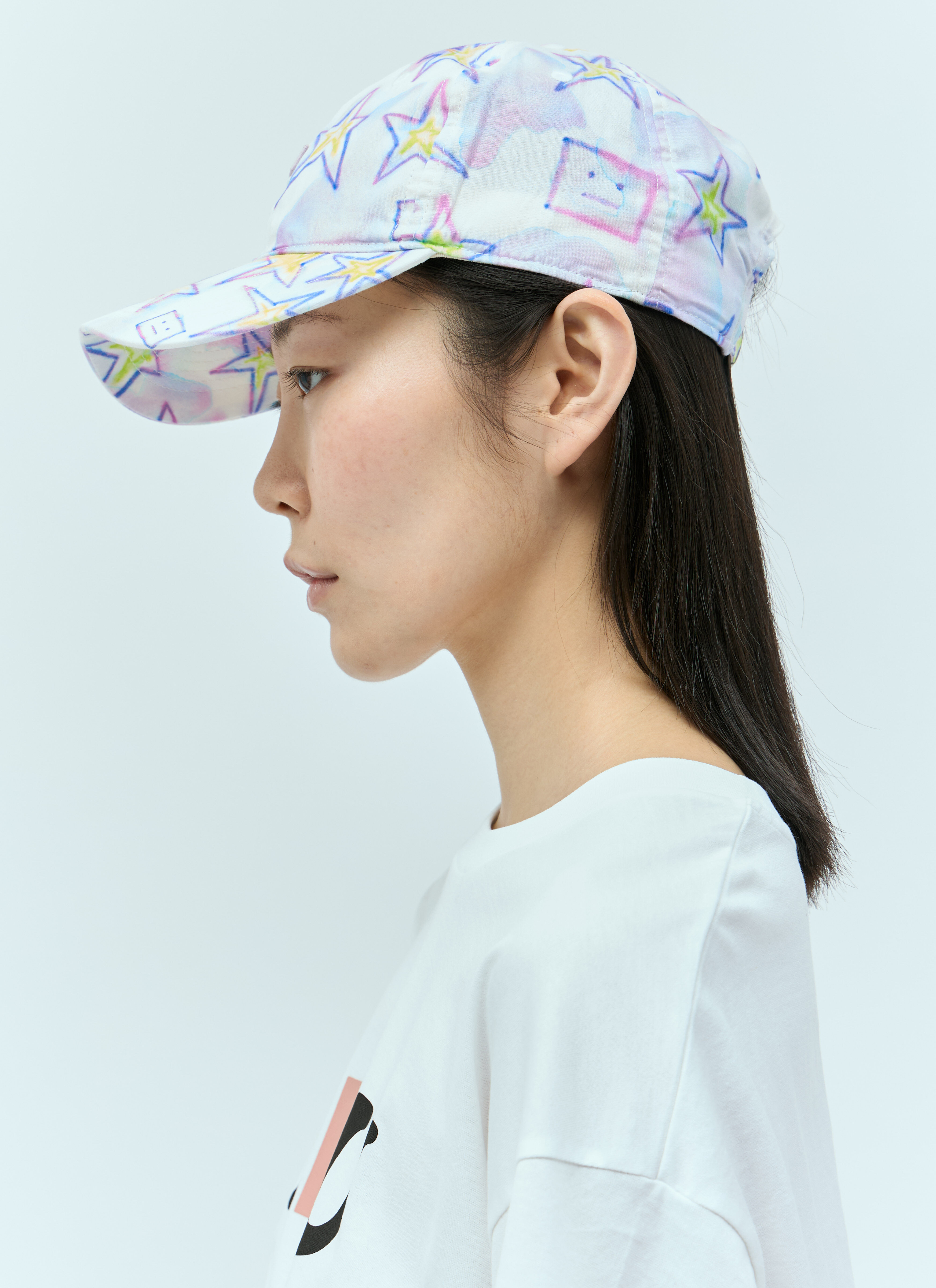 Micro Face Patch Baseball Cap - 1
