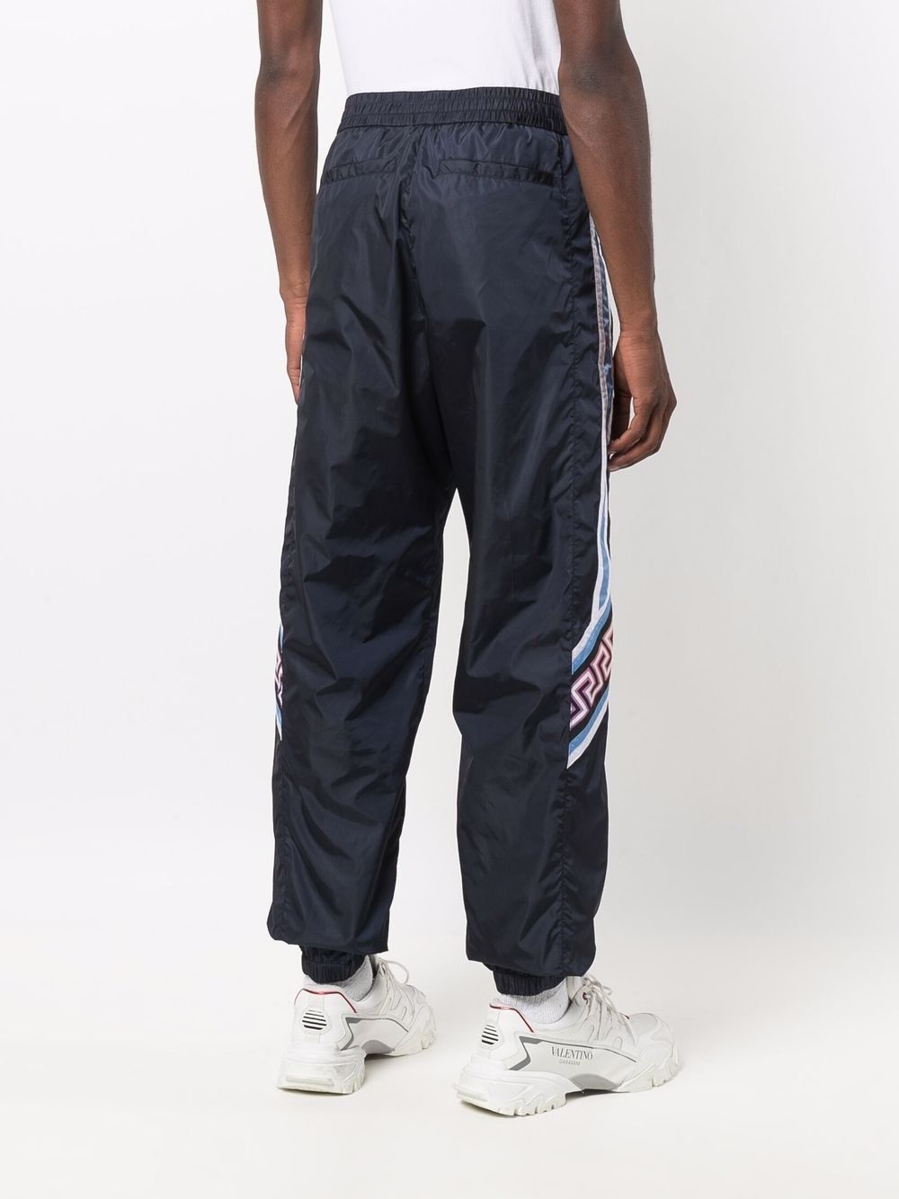 Greca-detail track pants - 4