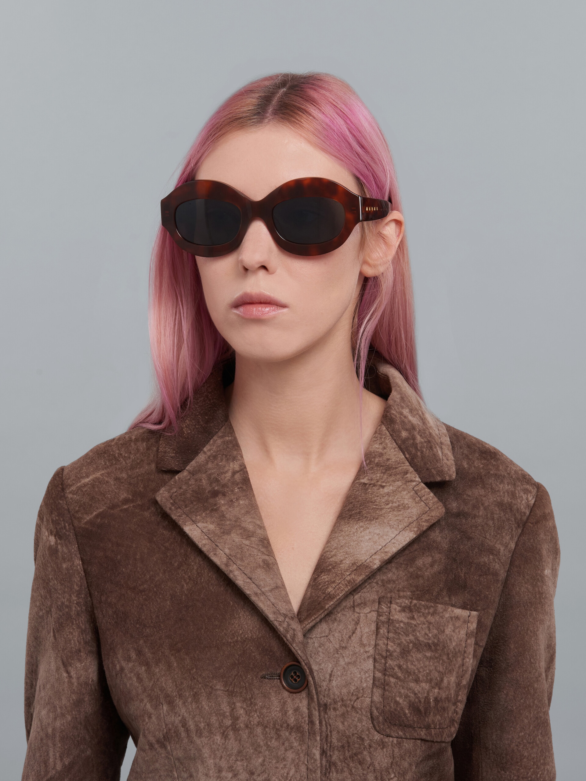 TORTOISESHELL IK KIL CENOTE ACETATE SUNGLASSES - 2