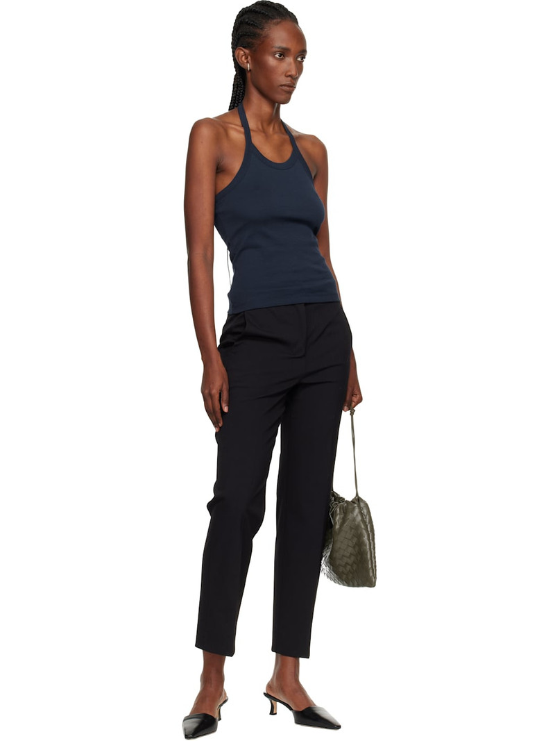 FLORE FLORE Navy Angie Tank Top outlook