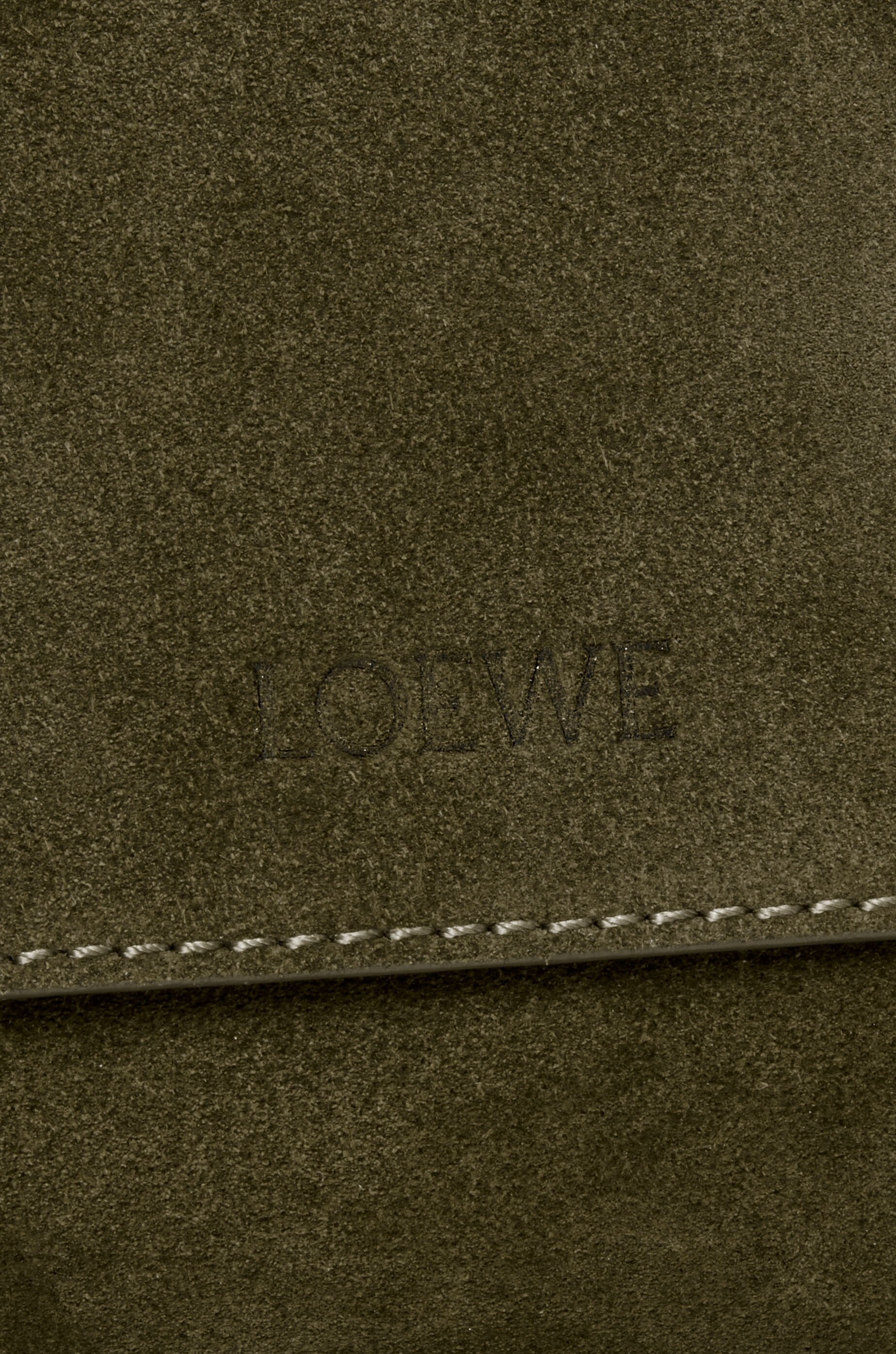 Flamenco satchel in suede calfskin - 7