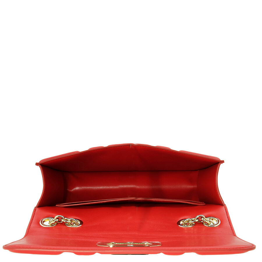 Ferragamo Twist Lock Gancini Shoulder Bag - 5