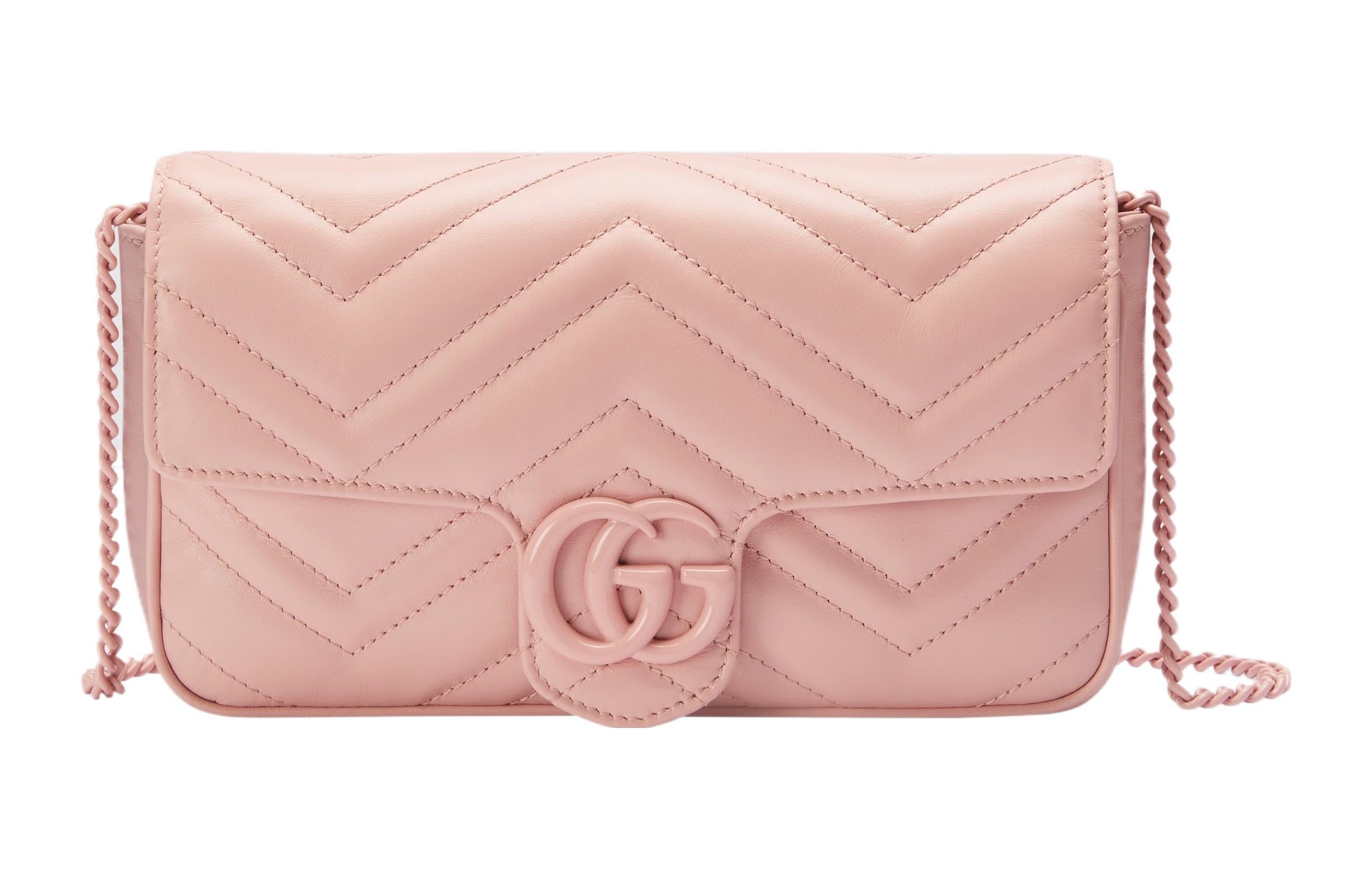 (WMNS) Gucci GG Marmont Mini Bag 'Light Pink' 751526-AACX5-5945 - 3