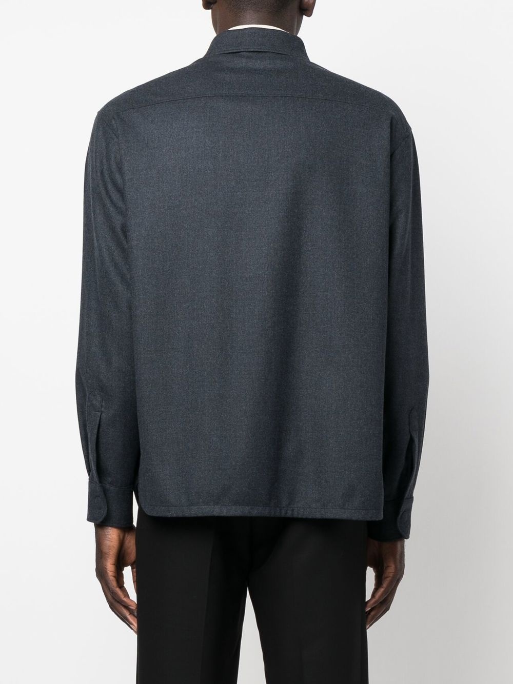 wool shirt jacket - 4
