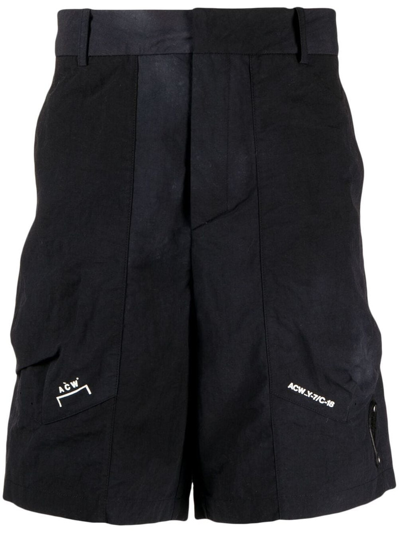 Irregular Dye logo-print shorts 1