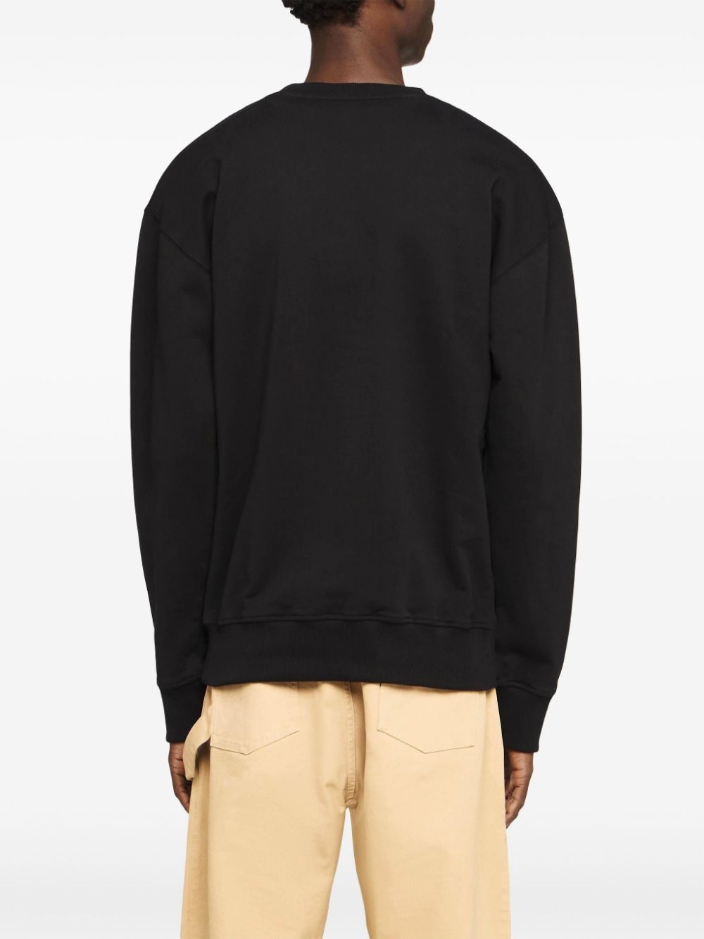 logo-embroidered sweatshirt - 4
