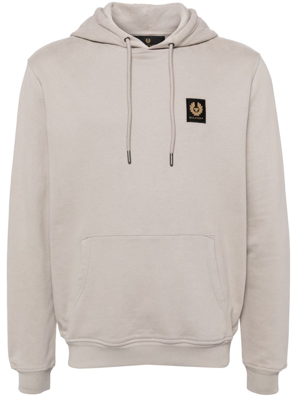 logo-patched hoodie - 1