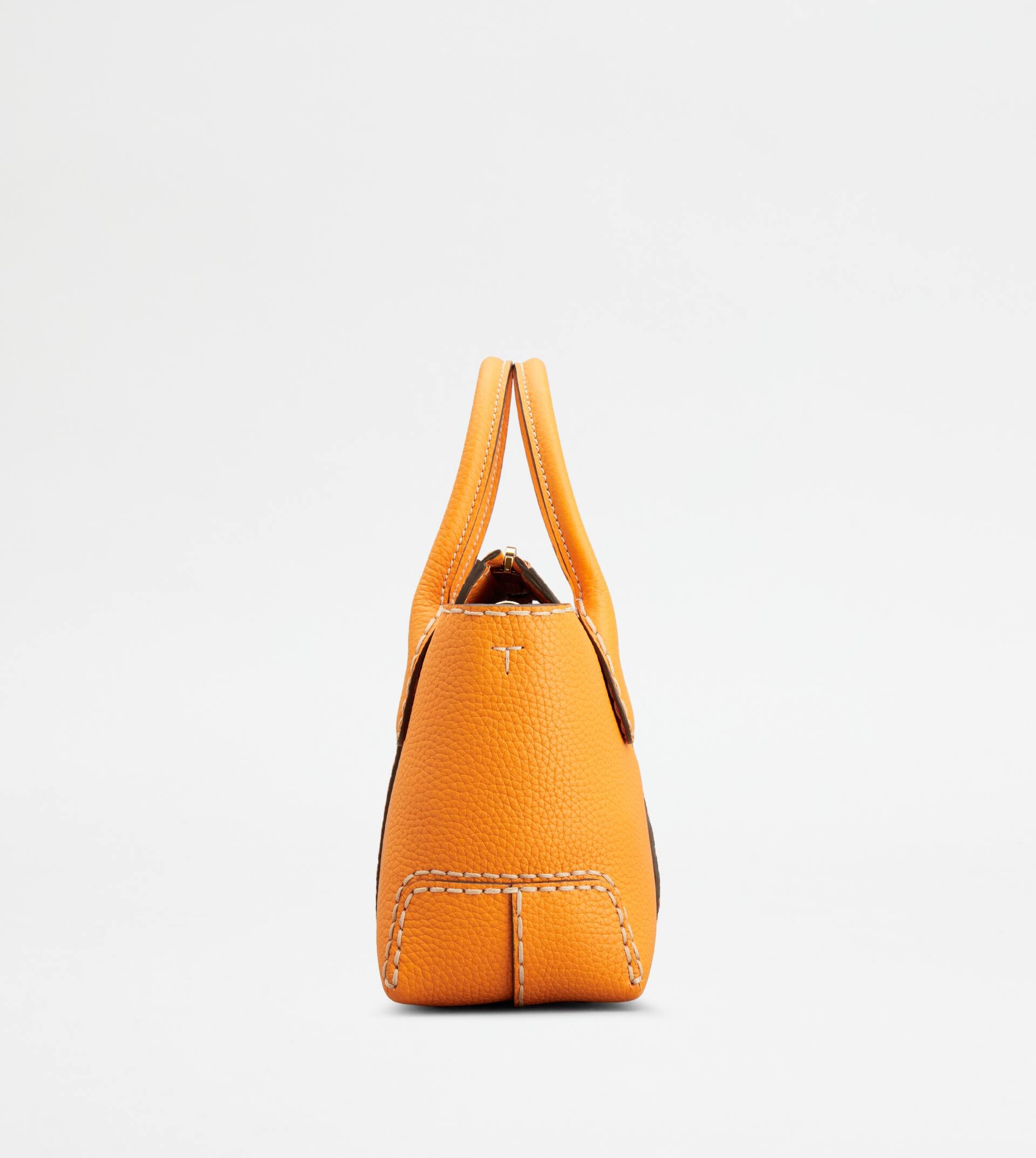 TOD'S DI BAG IN LEATHER MINI - ORANGE - 2
