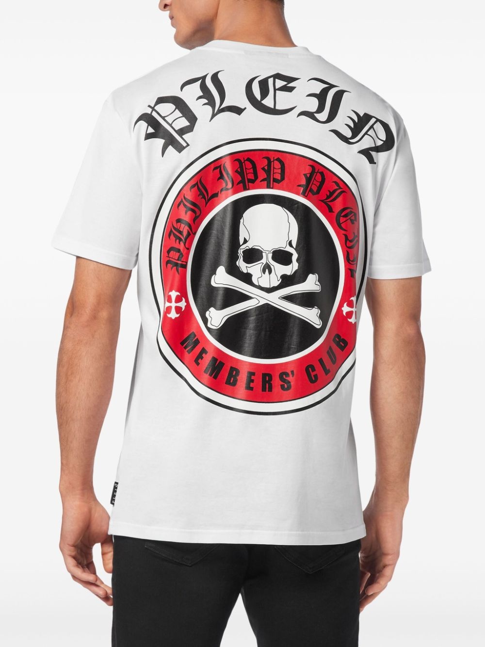 skull-print cotton t-shirt - 4