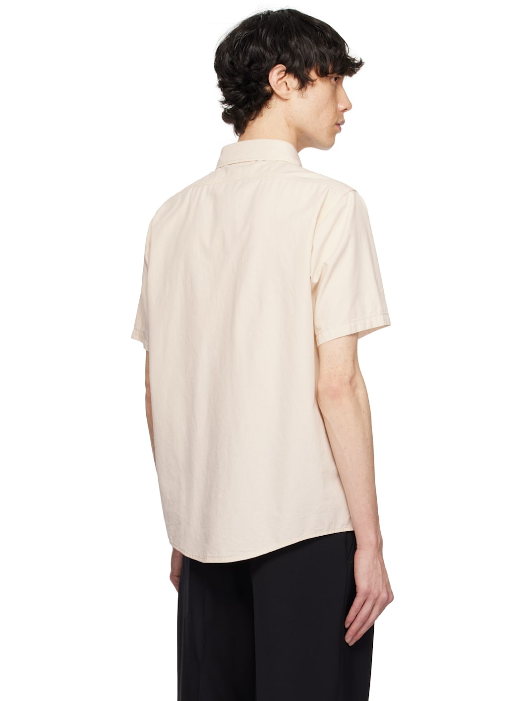 Beige Chambray Shirt - 3