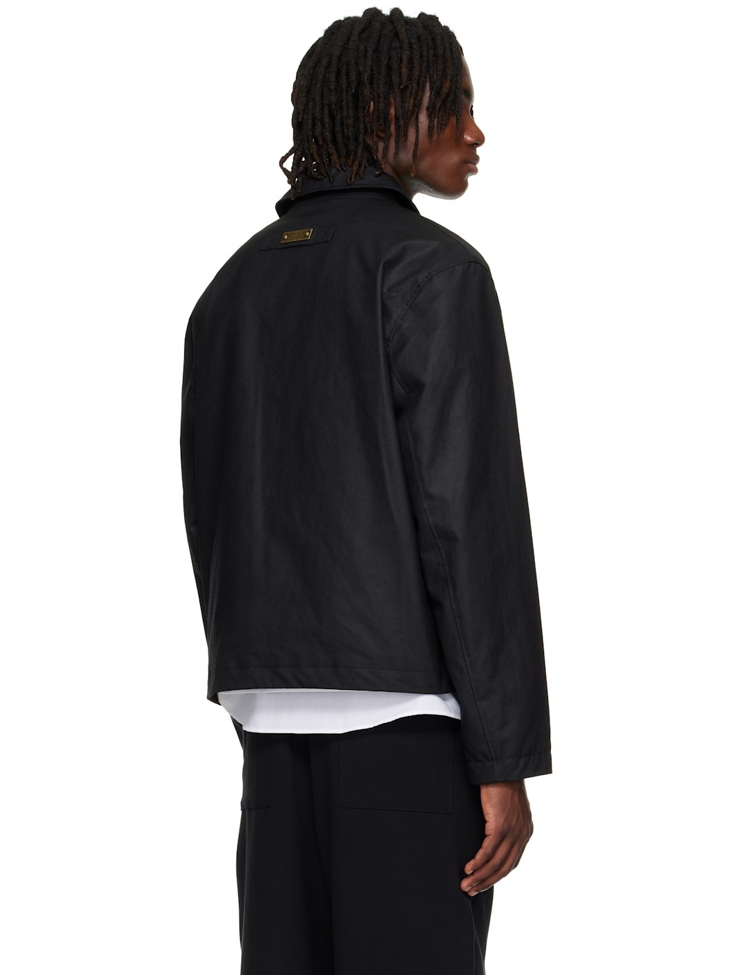 Black Water-Repellent Jacket - 3