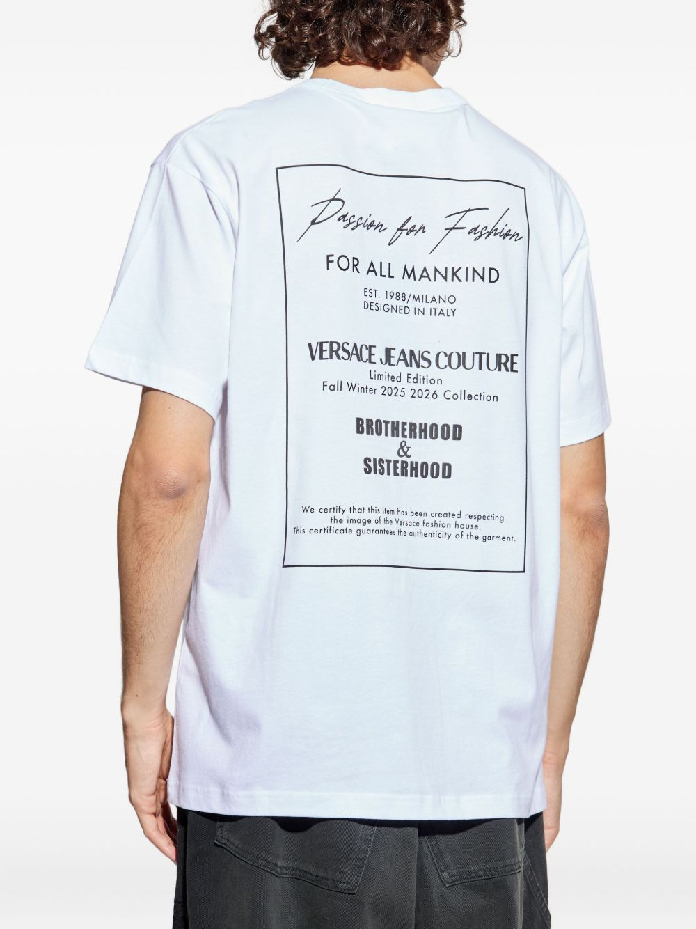logo-print cotton T-shirt - 4