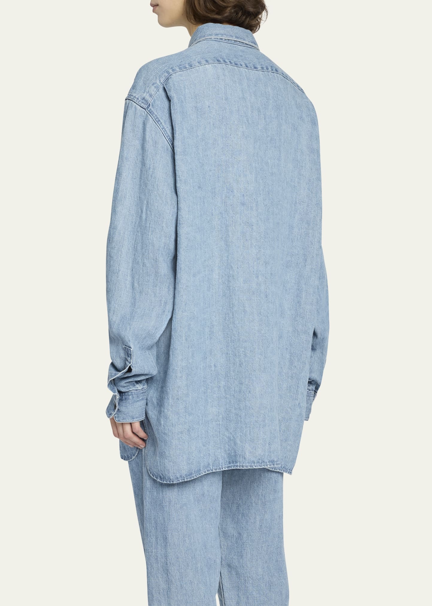 Nesson Oversized Linen Button-Down Shirt - 3