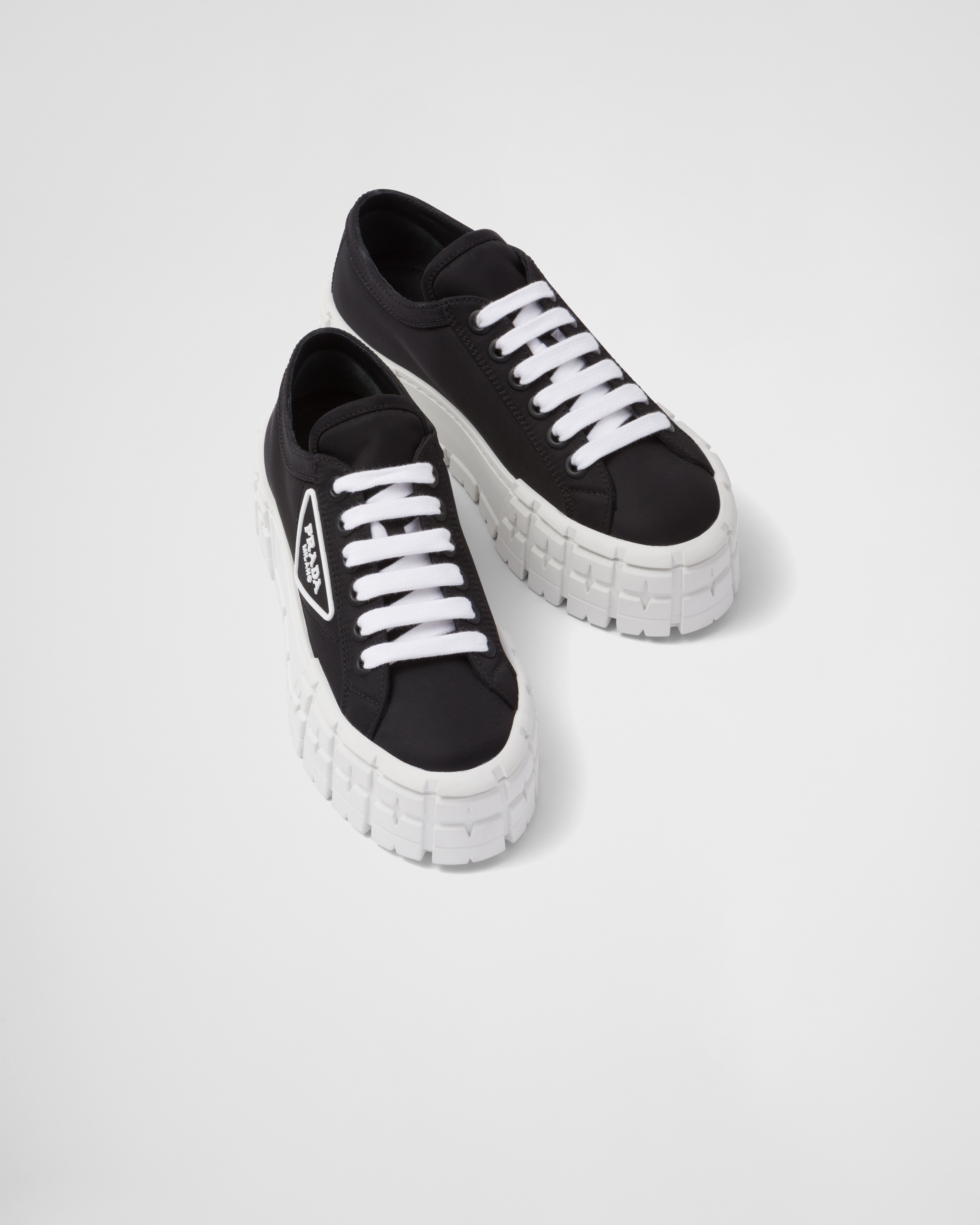 Double Wheel Re-Nylon gabardine sneakers - 3