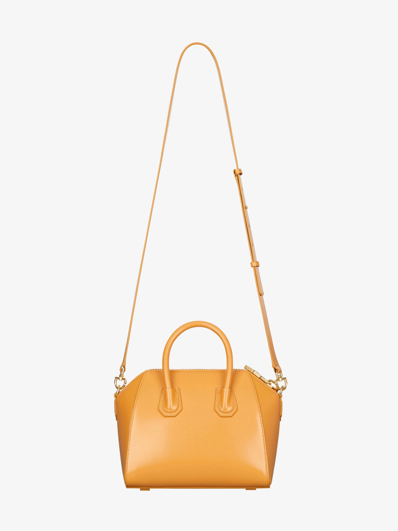 MINI ANTIGONA BAG IN BOX LEATHER 4