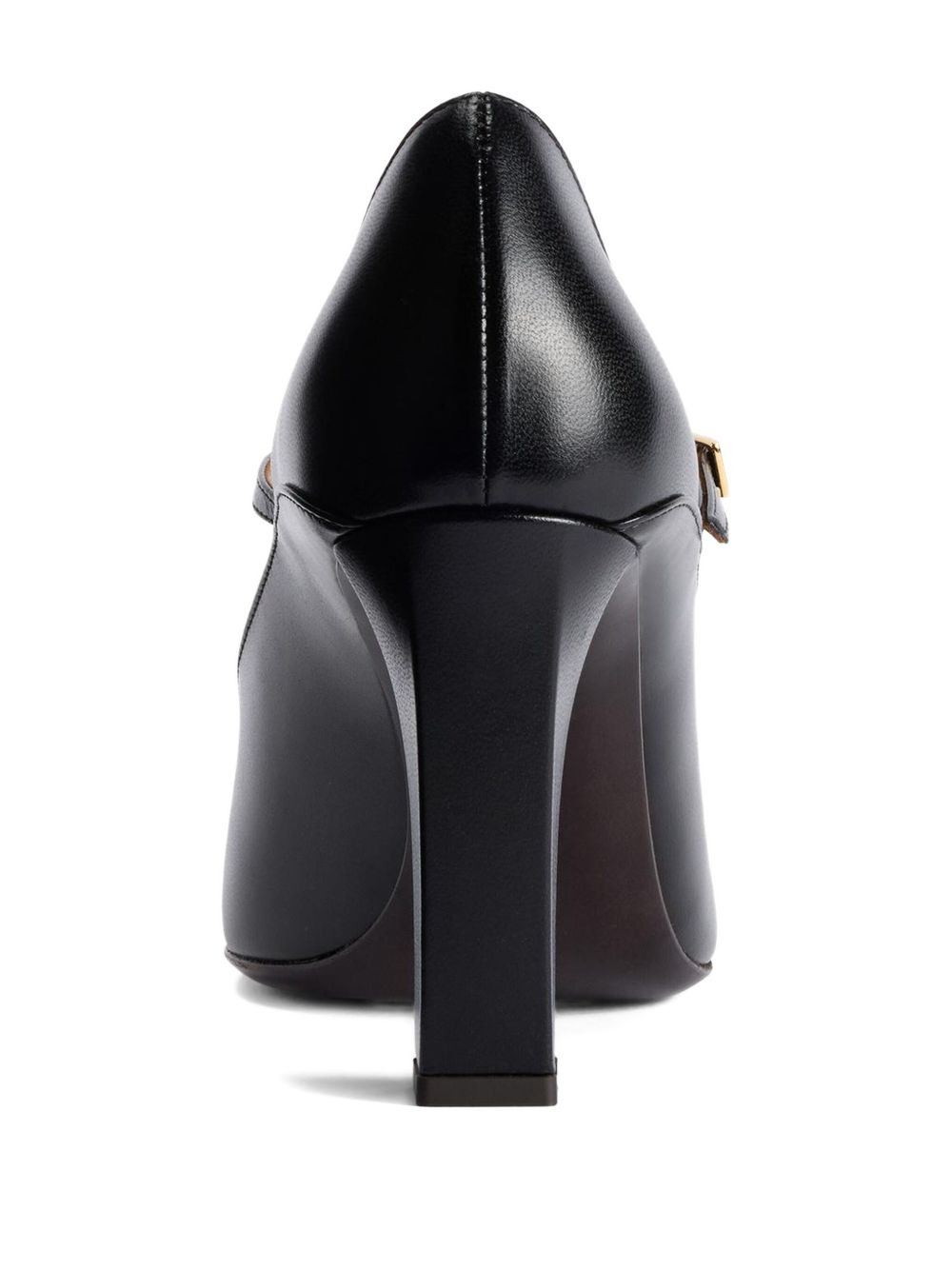 leather heeled pumps - 2