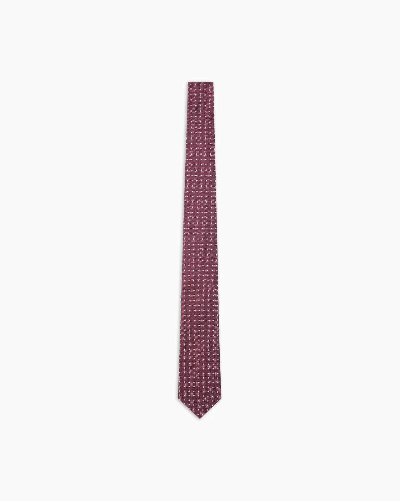 PURE SILK POLKA-DOT JACQUARD TIE - 1