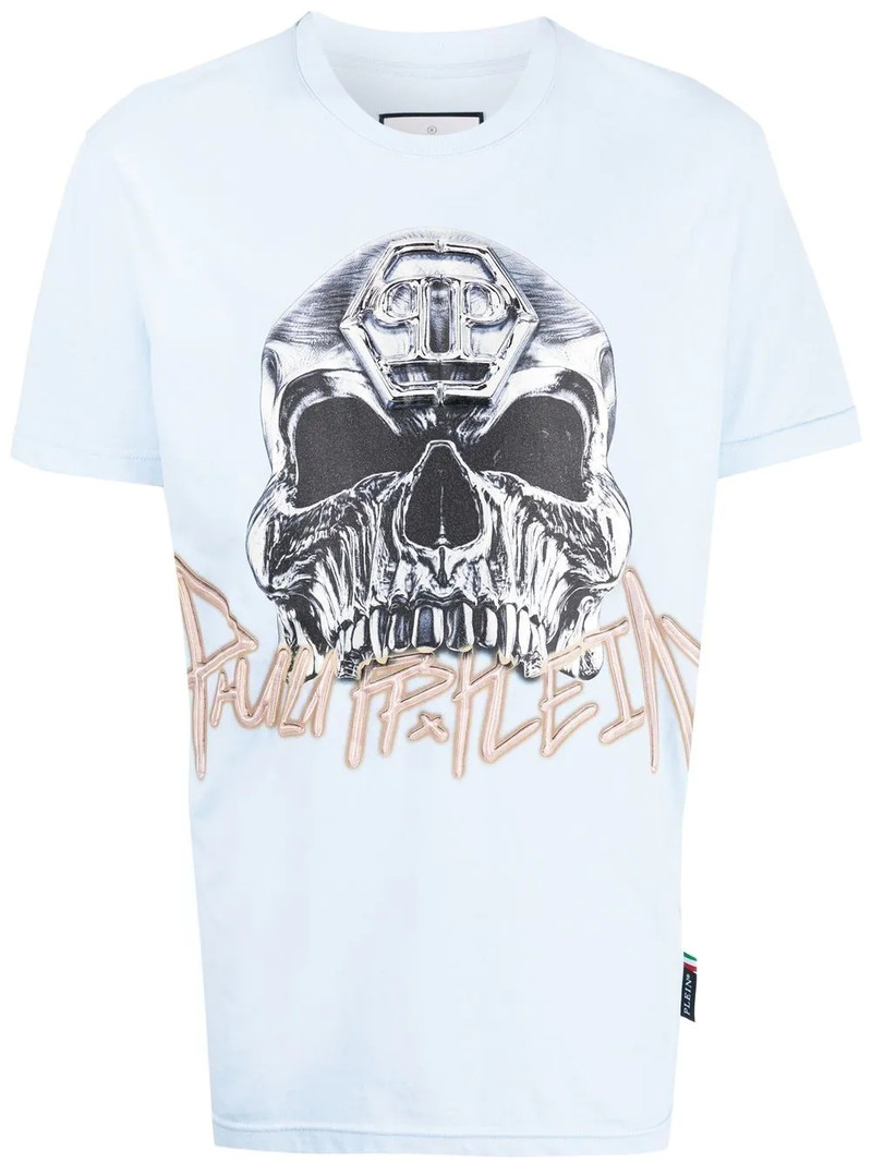 skull-print short-sleeve T-shirt 1