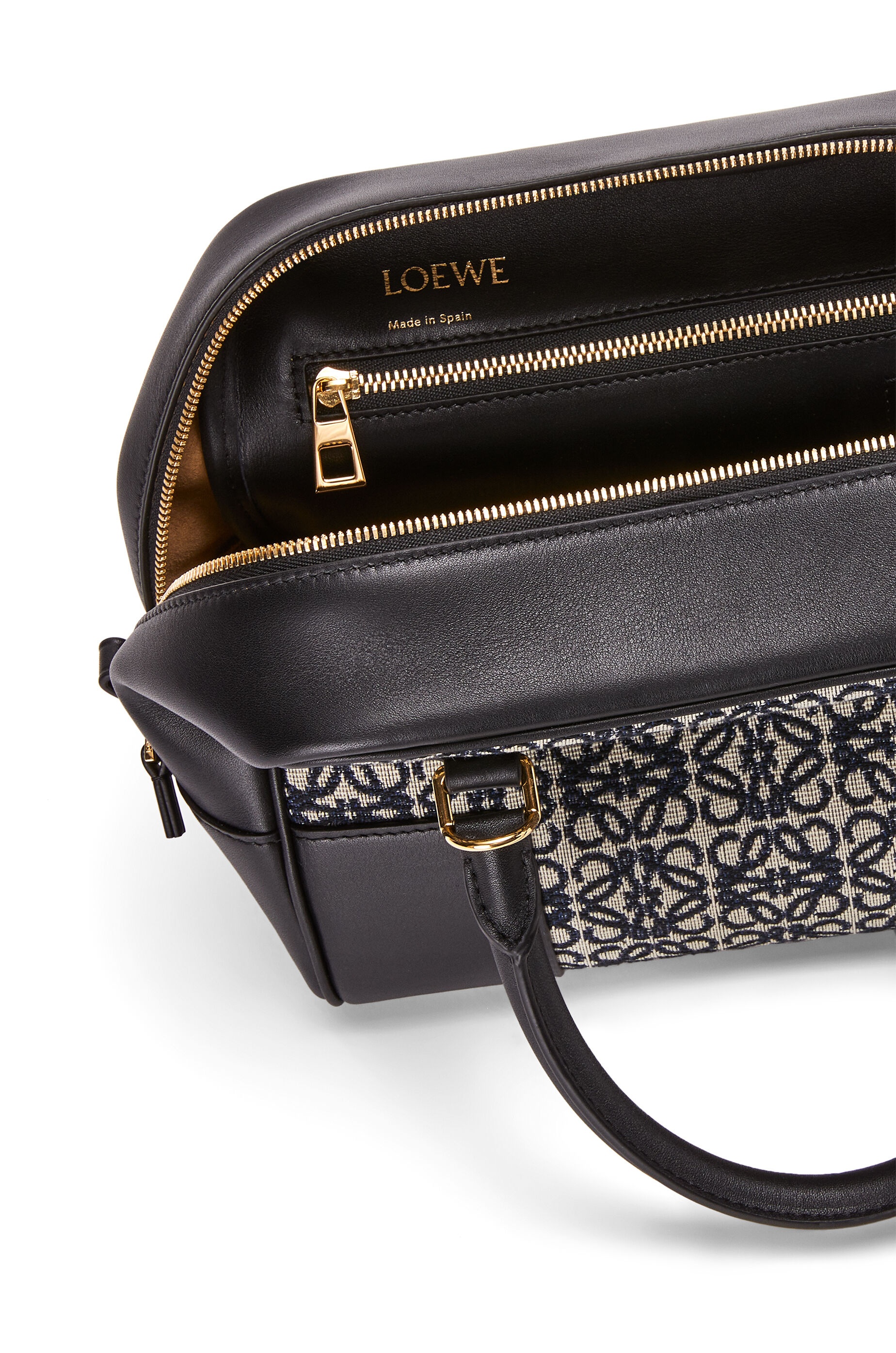 Amazona 19 square bag in Anagram jacquard and calfskin - 6
