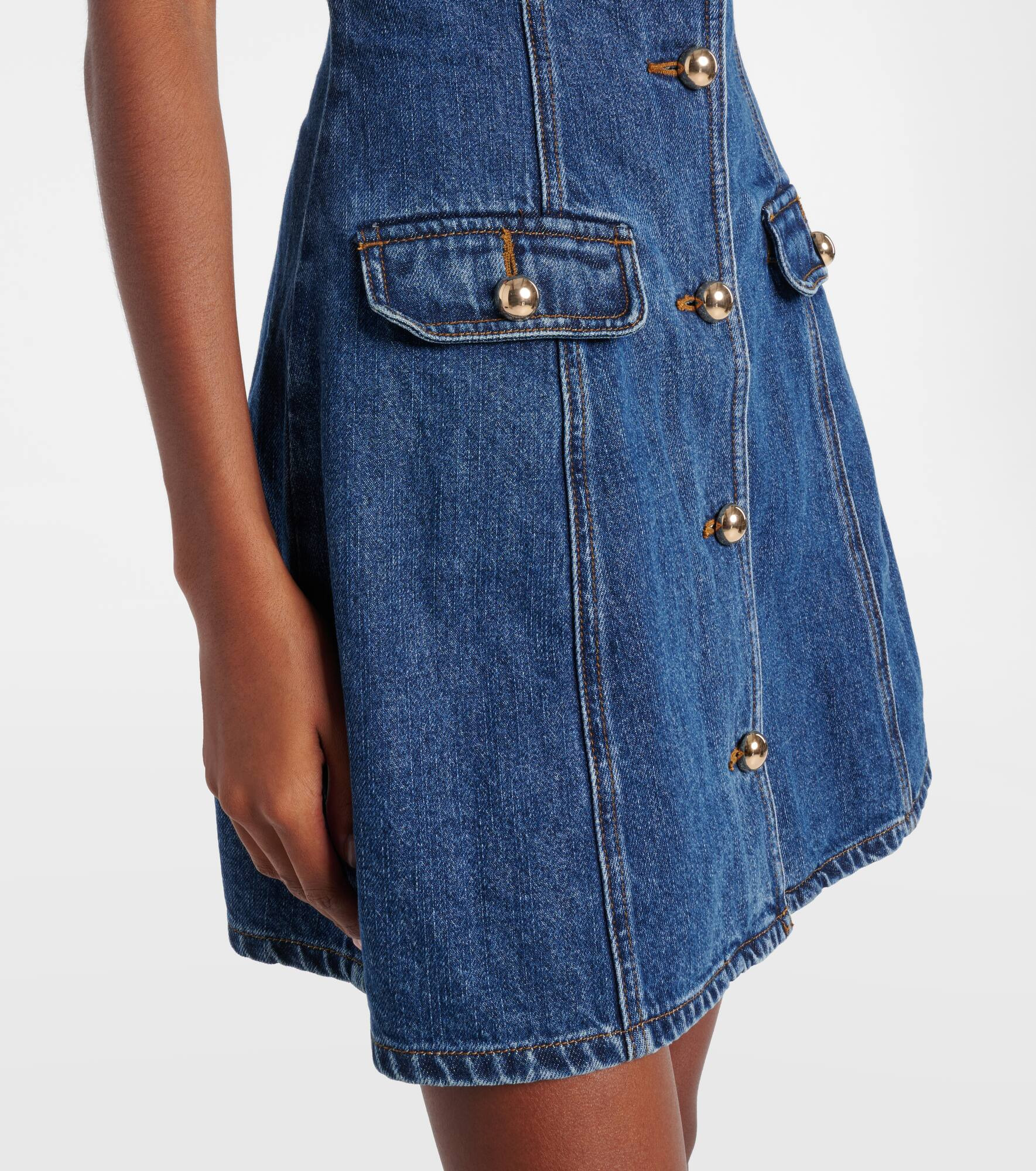 Denim shirt dress - 5