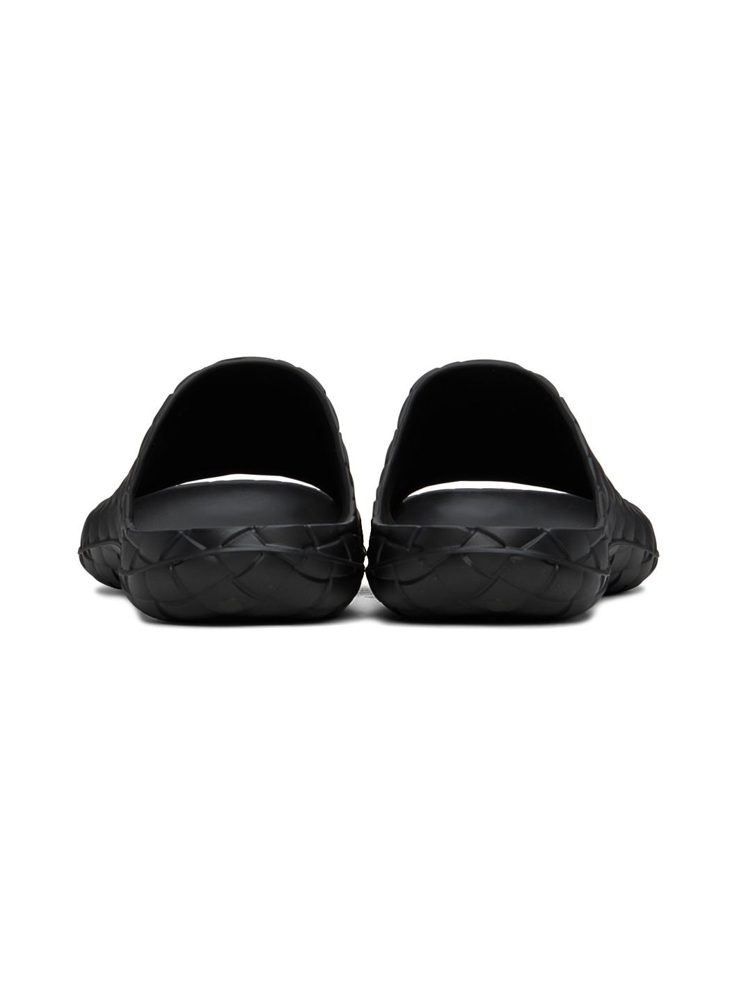 Black Intrecciato Sandals - 2
