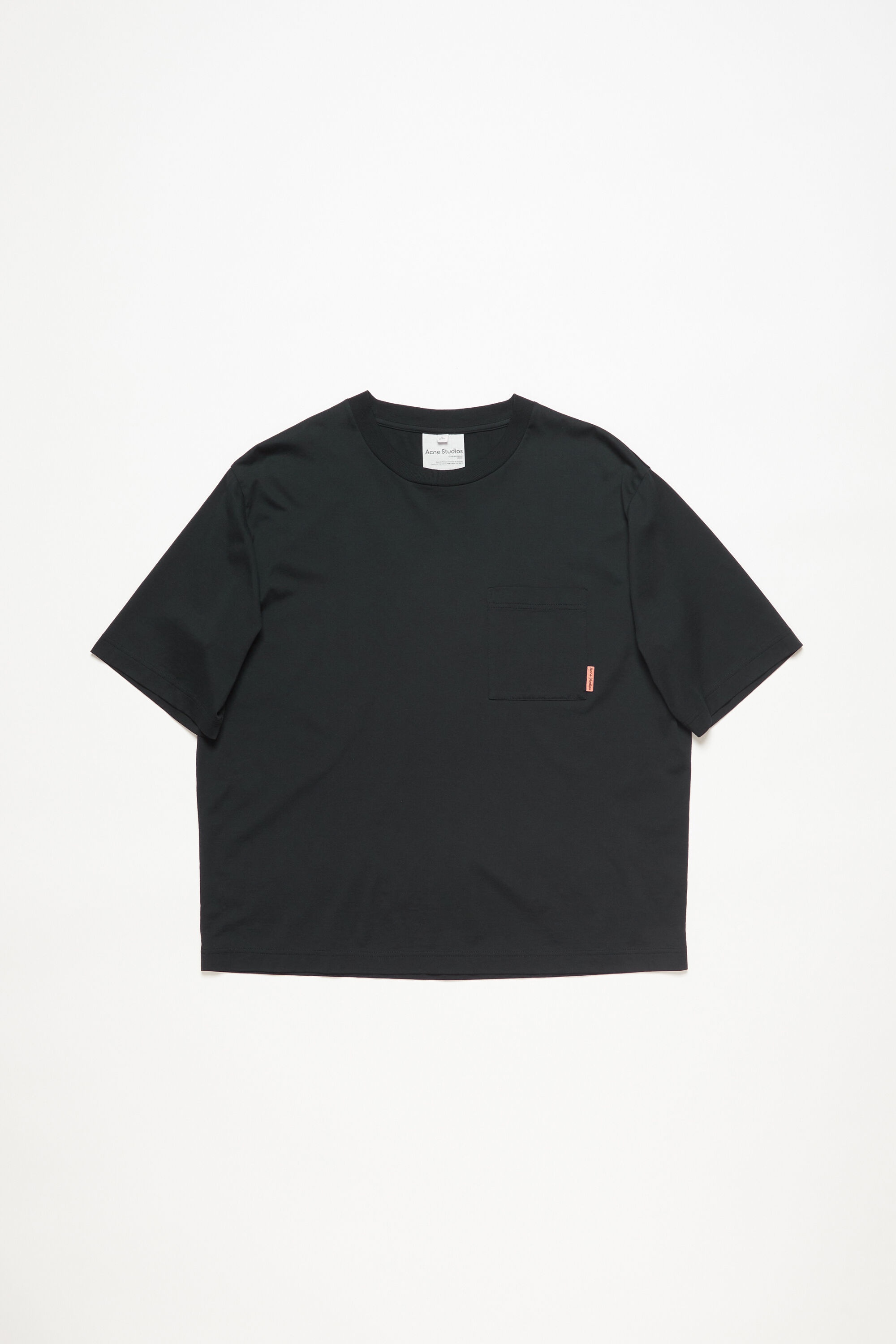 Crew neck t-shirt - Relaxed fit - Black - 6