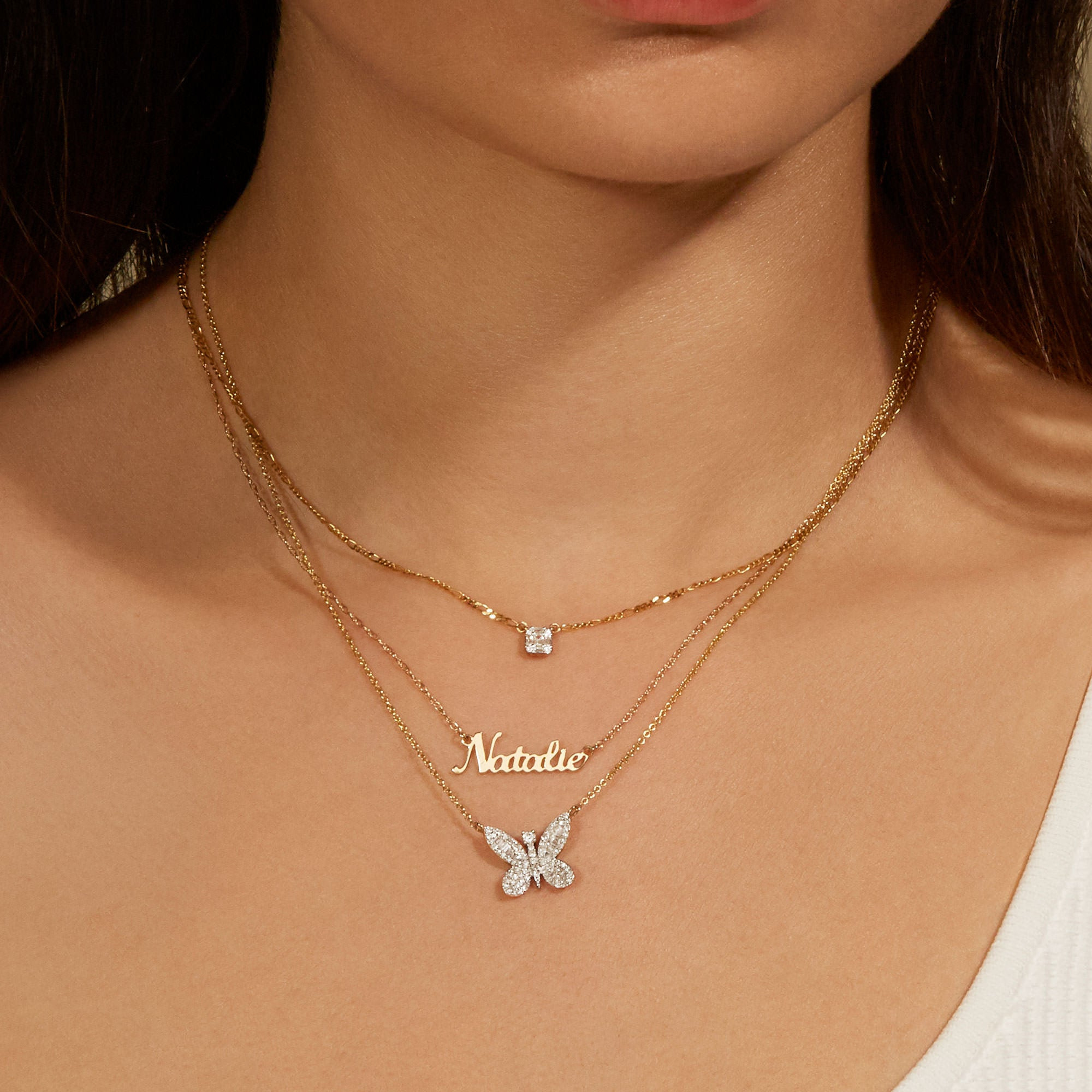 Say My Name Script Necklace - 3