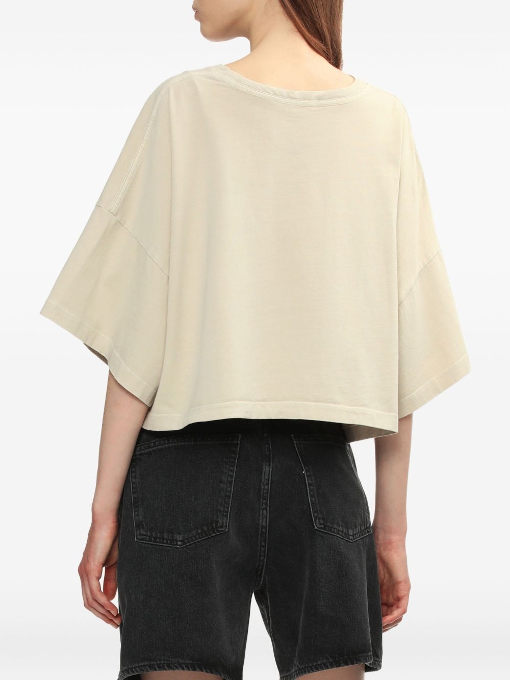 short-sleeve cropped T-shirt - 4