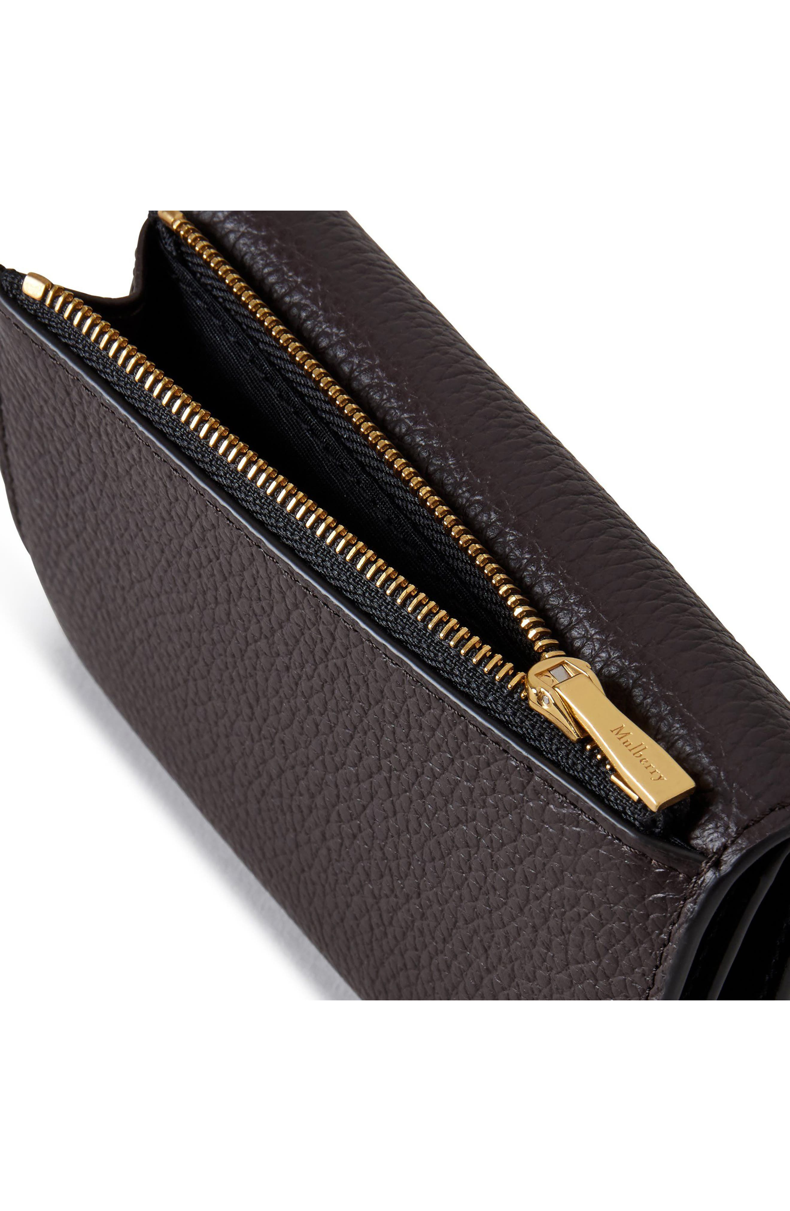 Mulberry Darley Folded Leather Wallet in Ebony at Nordstrom - 3