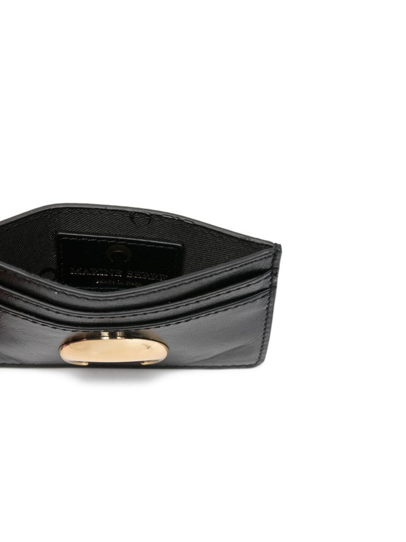 smoth leather moon charm cardholder 3