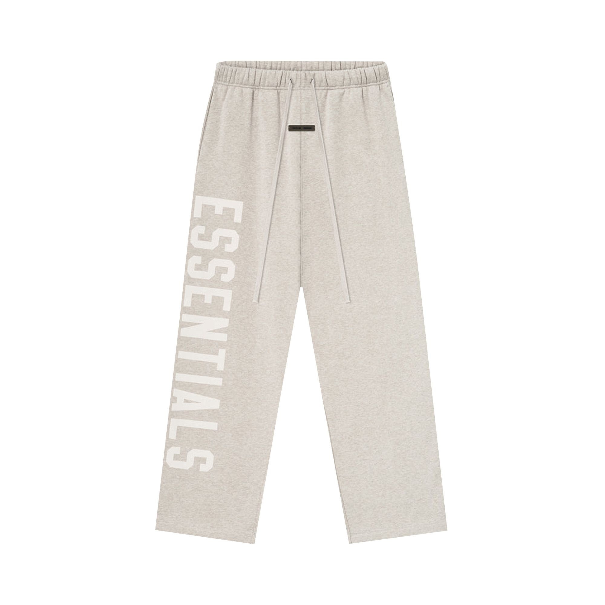 Fear of God Essentials Lounge Fleece Sweatpant 'Heather Stone' - 1