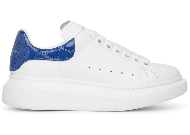 Alexander McQueen Oversized Indigo Croc (Women's) - 1
